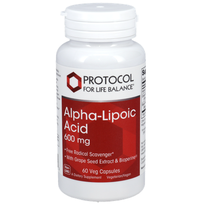 Alpha Lipoic Acid 600mg  by Protocol for Life Balance