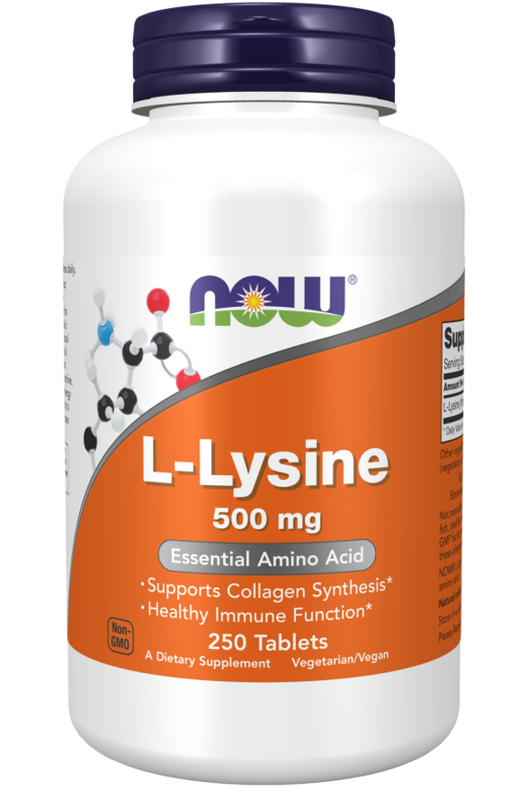 L-Lysine 500mg by Now Foods