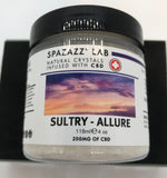 CBD Infused Bath Crystals "Sultry Allure" by Spazazz (4oz)