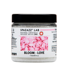CBD Infused Bath Crystals "Bloom-Love" by Spazazz (4oz)